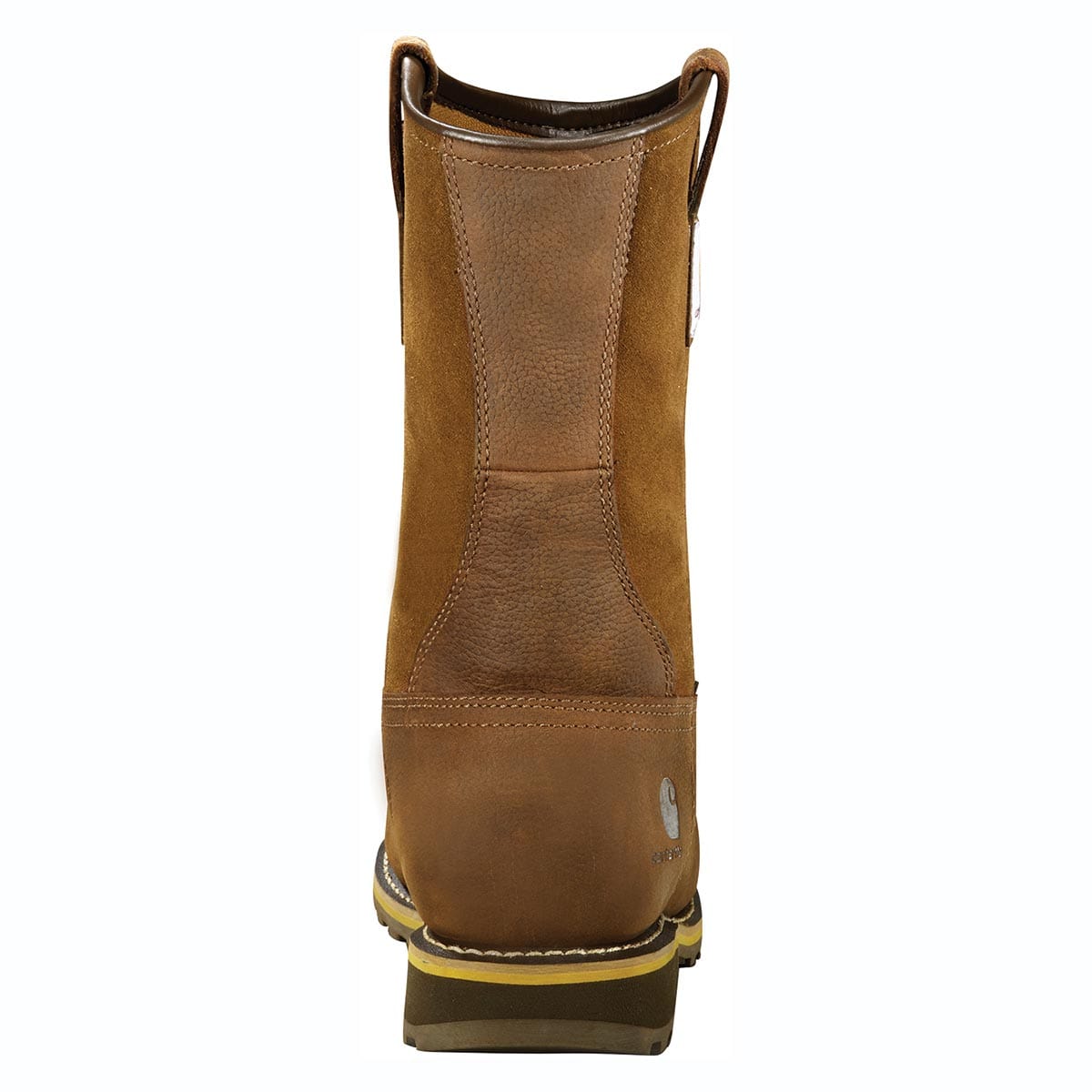 Dark Brown Carhartt Men's 10" Carbon Nano Toe Wellington Boot