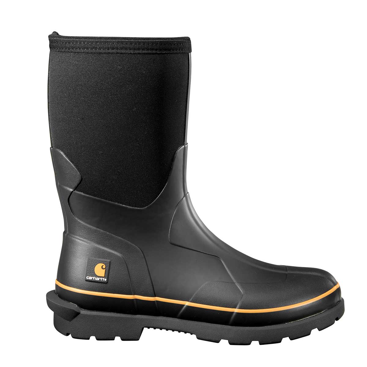 Front of the Carhartt Men's 10" Mudrunner Waterproof Rubber Boot
