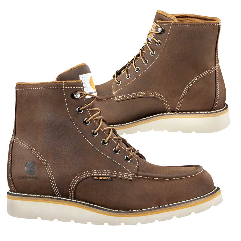 Carhartt Men's 6" Steel Toe Wedge Boots - Brown