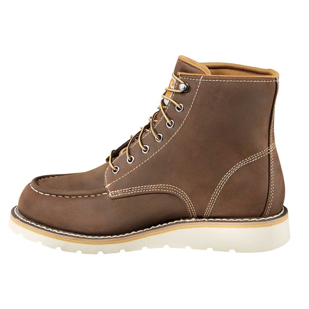 Side view of the Carhartt Men's 6" Wedge Plain Toe Bison Boot