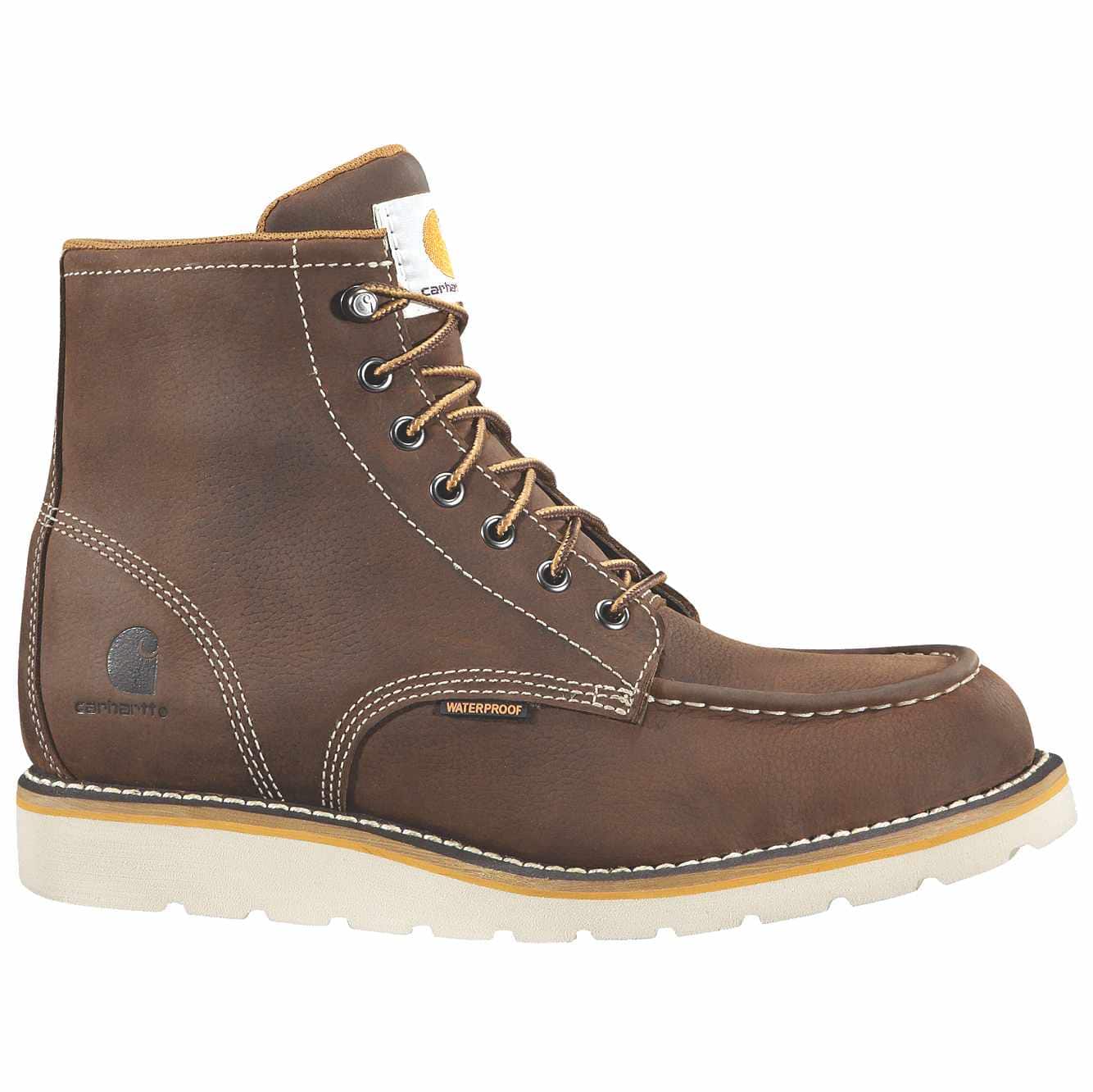 Carhartt Men's 6" Steel Toe Wedge Boots - Brown