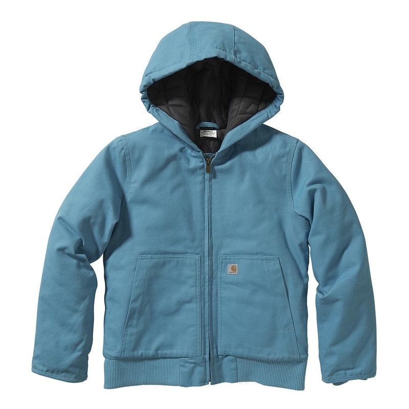 Carhartt Kids Long Sleeve Active Jacket Flannel Quilt Lined
