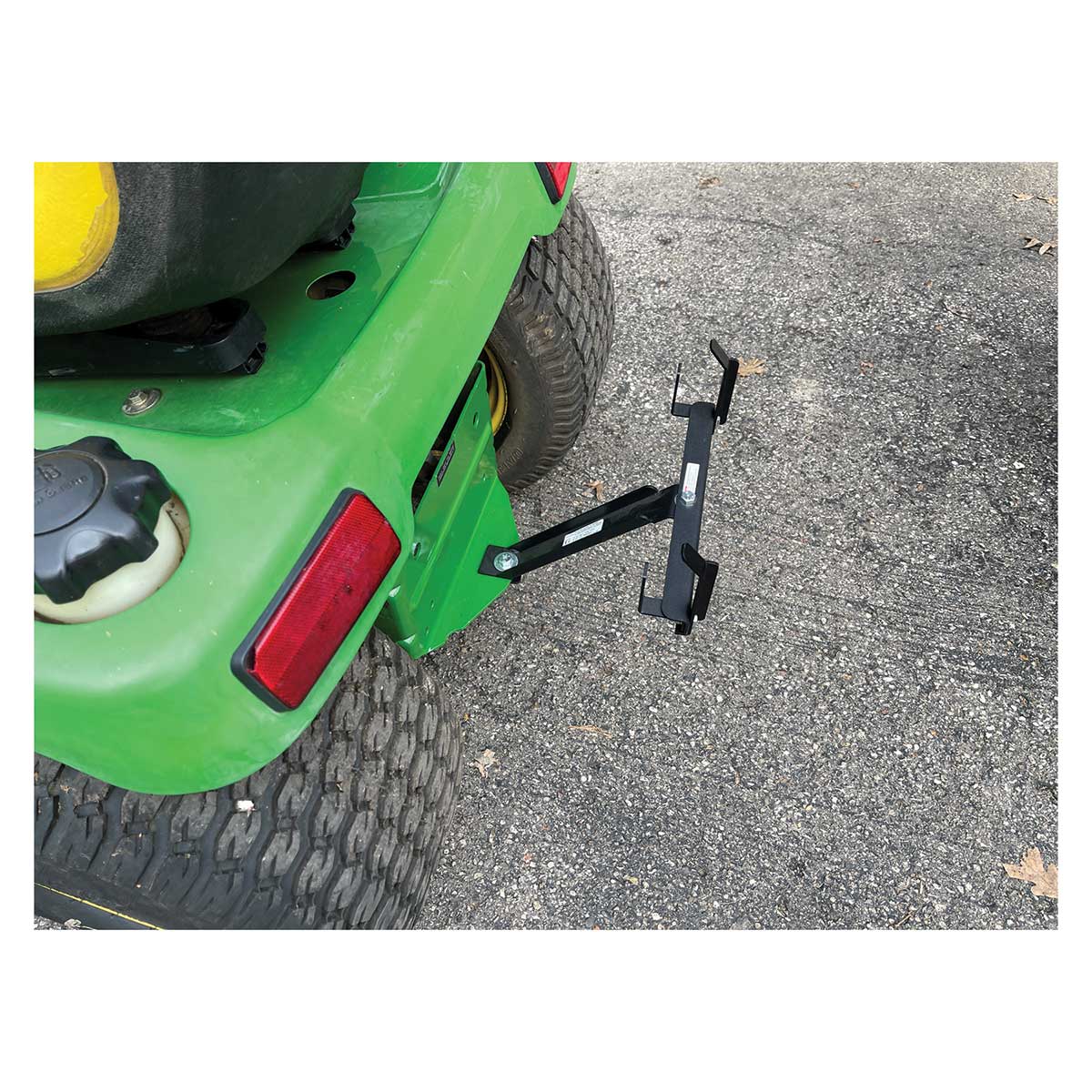 Single-Can Garbage Can Hauling Hook for Lawn Tractor or ATV