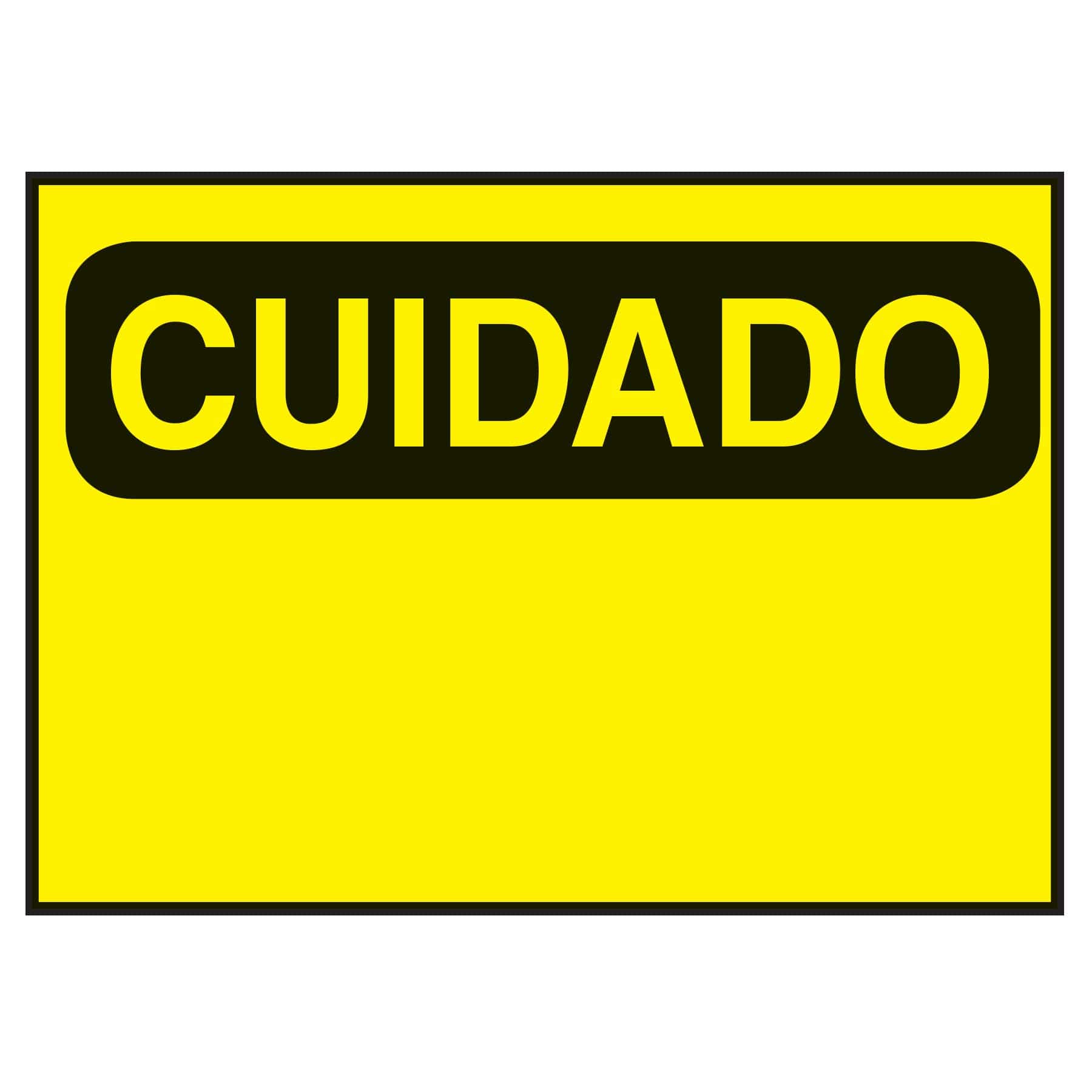 Custom Sign - Cuidado