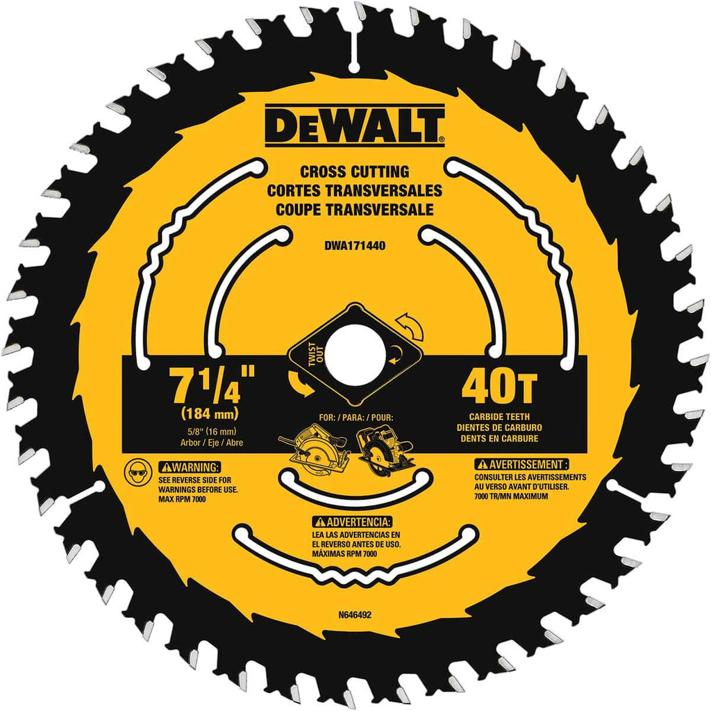DEWALT 7 1/4 In. 40T Finishing Saw Blade