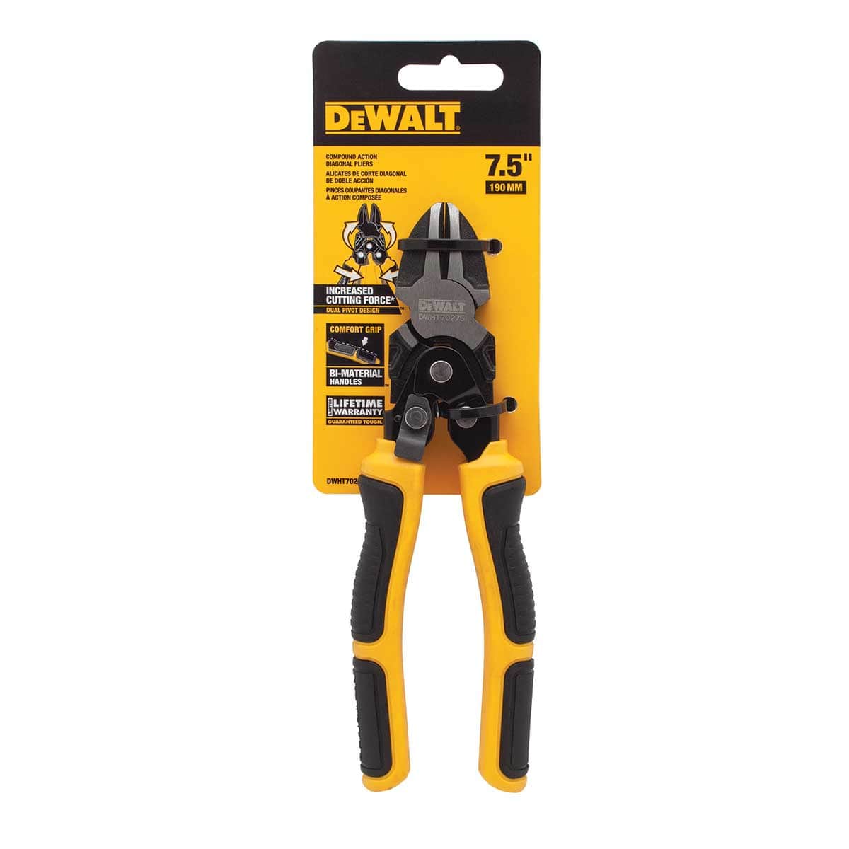 DEWALT Compound Action Diagonal Pliers
