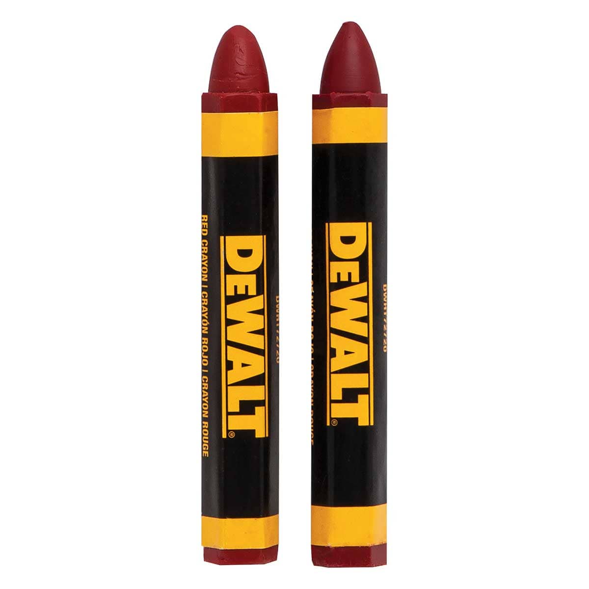 Red DEWALT Lumber Crayons