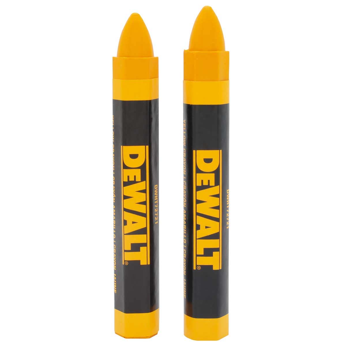 Yellow DEWALT Lumber Crayons