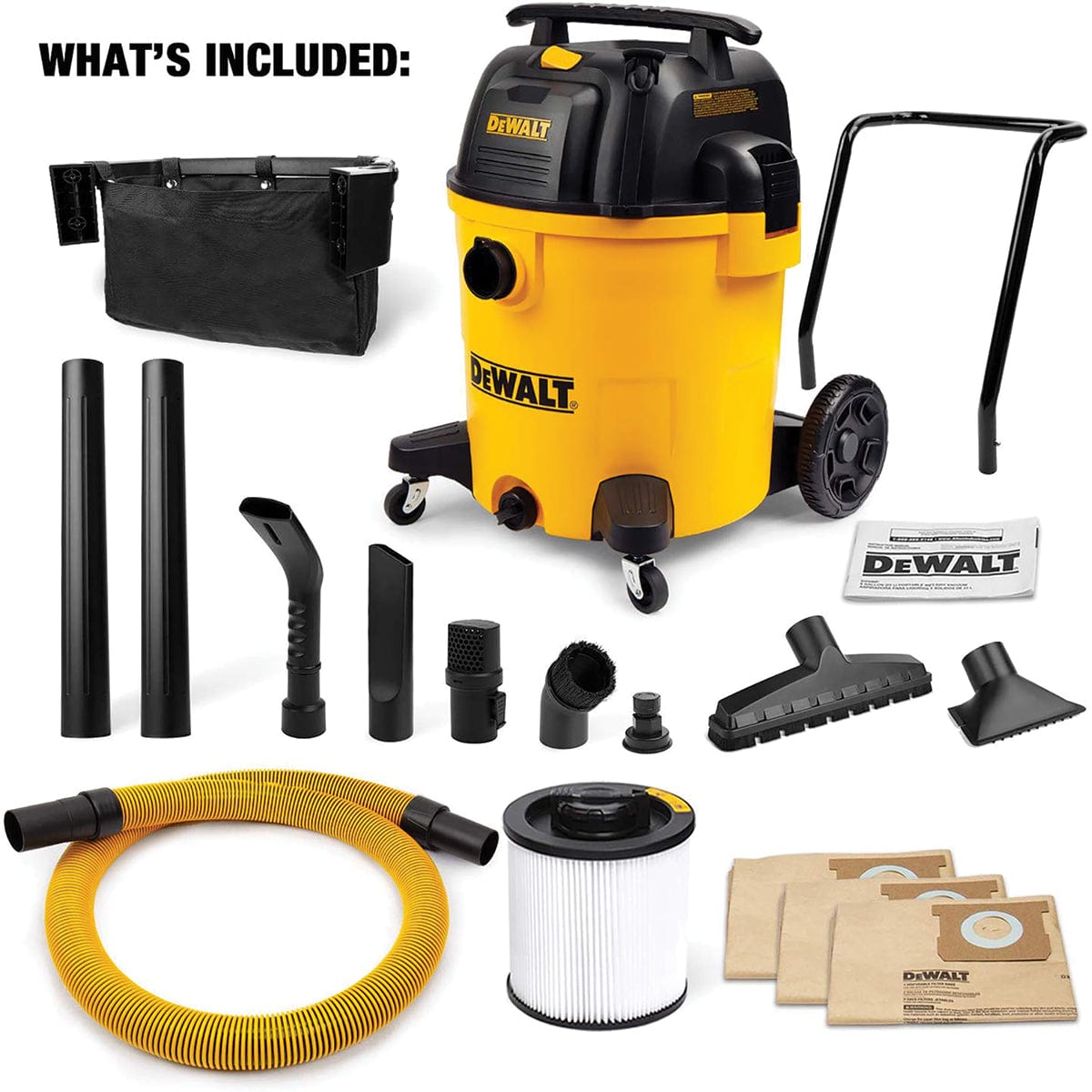 DeWalt 16 Gallon, 6.5 HP Wet/Dry Vac DXV16PA | Gemplers