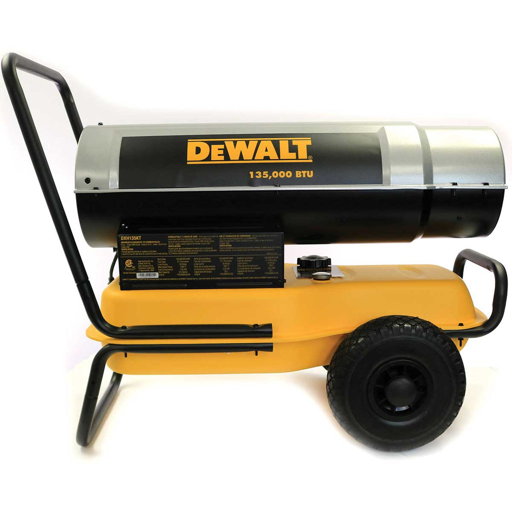 DEWALT 135,000 BTU Forced Air Kerosene Heater