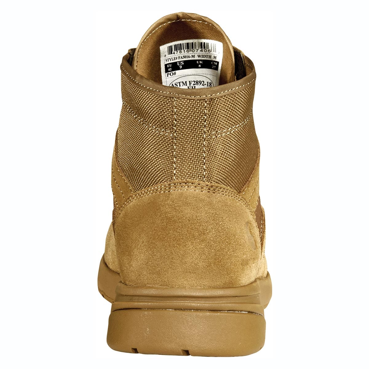 Carhartt Men's Force 5" Lightweight Soft Toe Sneaker Boot, Coyote Brown