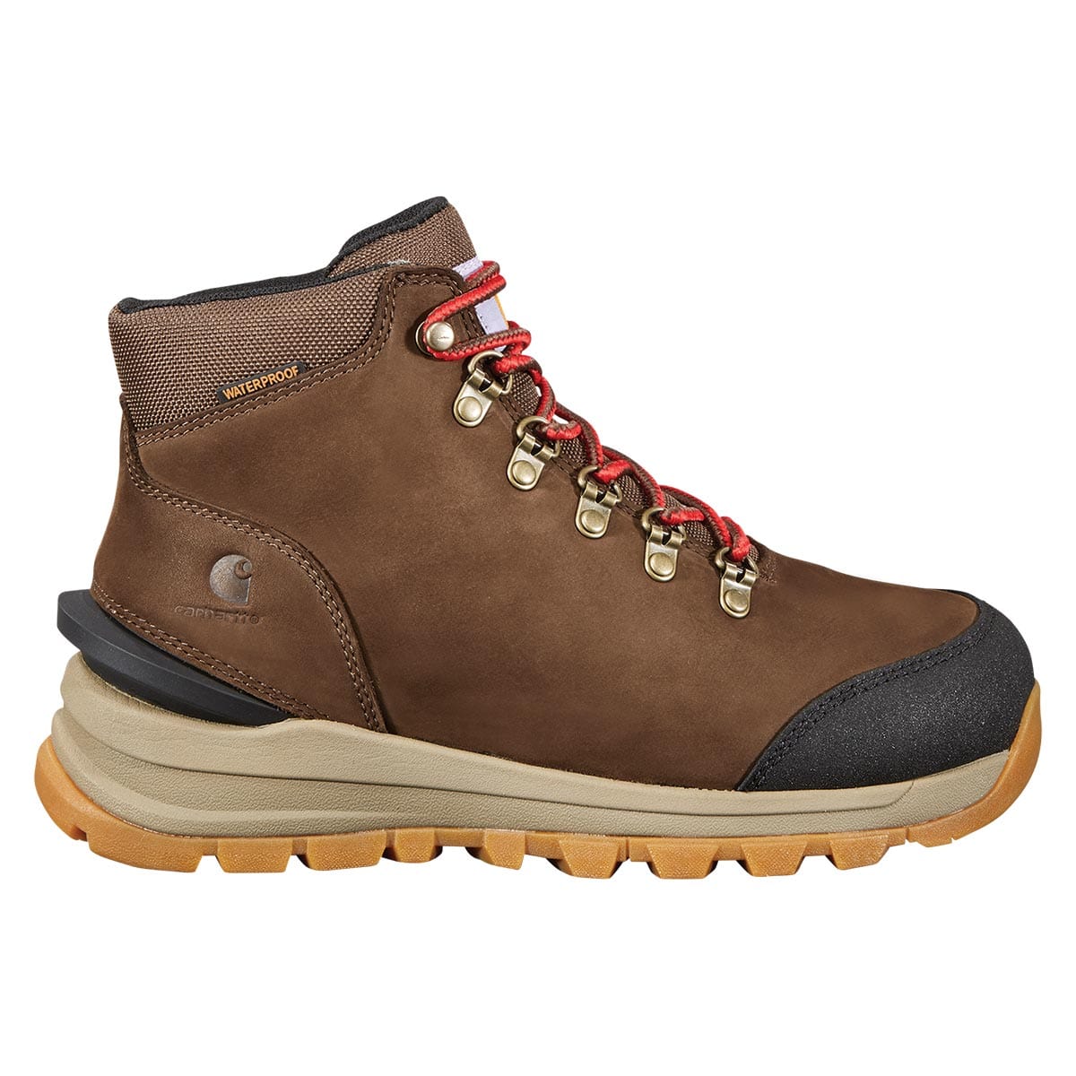 Carhartt Women's Gilmore 5" Alloy Safety Toe Work Hiker Boots - Dark Brown