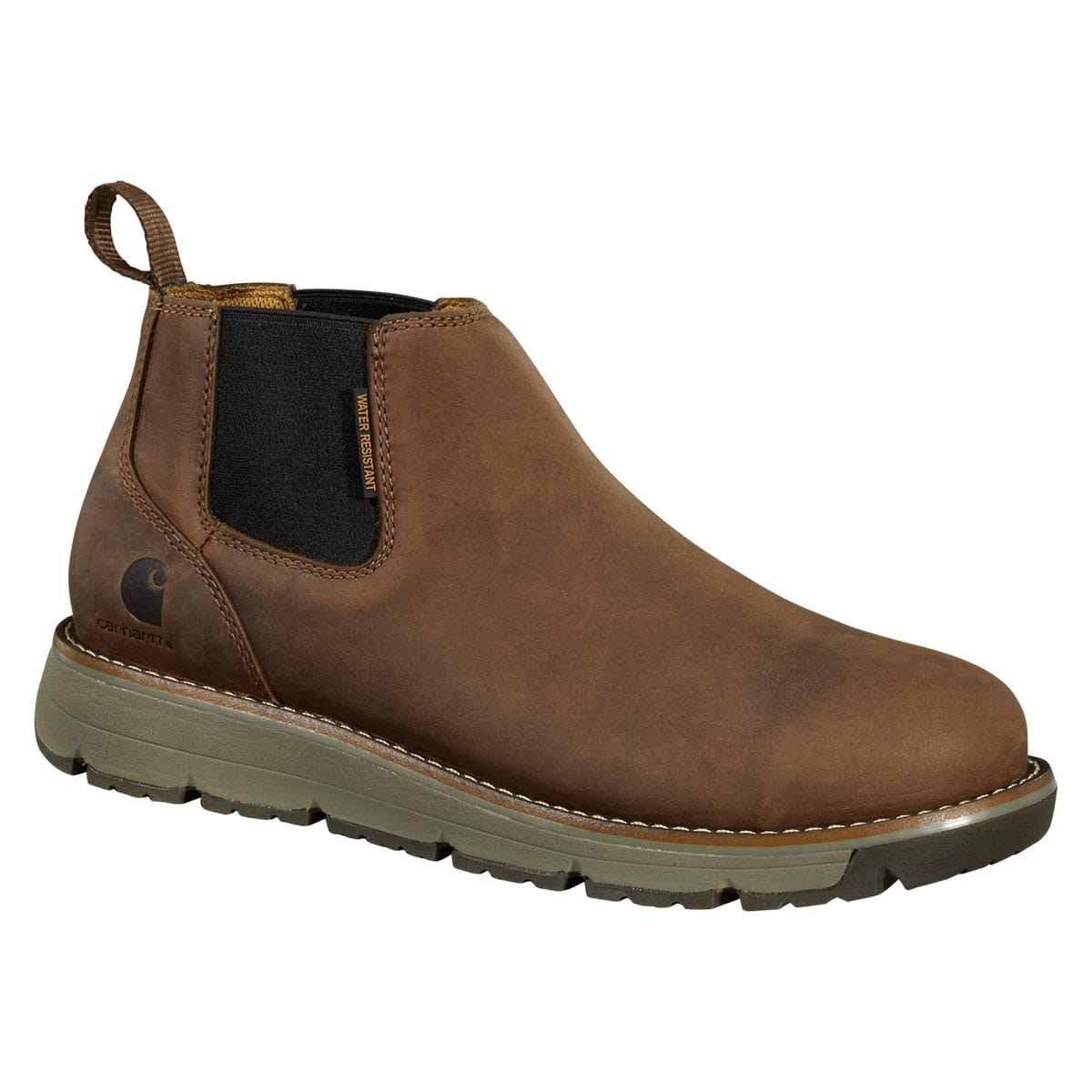 Brown Carhartt Millbrook Water Resistant 4-inch Romeo Wedge Boot-Brown