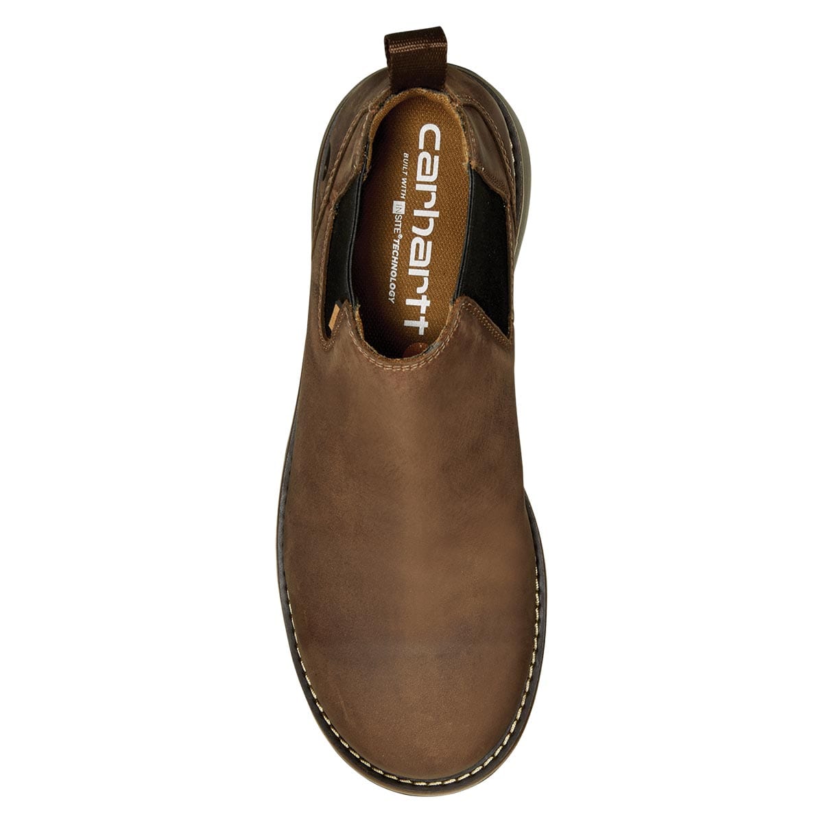 Brown Carhartt Millbrook Water Resistant 4-inch Romeo Wedge Boot-Brown