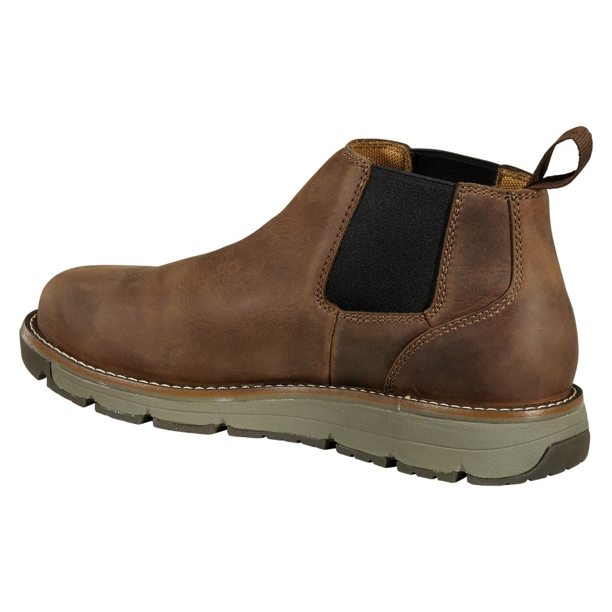 Brown Carhartt Millbrook Water Resistant 4-inch Romeo Wedge Boot-Brown