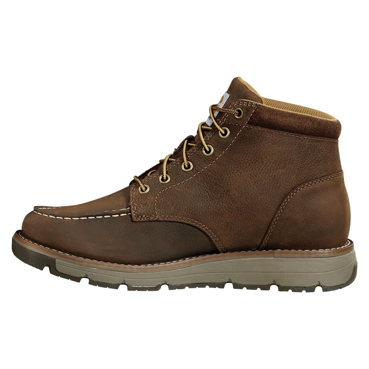 Brown Carhartt Millbrook 5-inch Moc Toe Wedge Boot-Brown