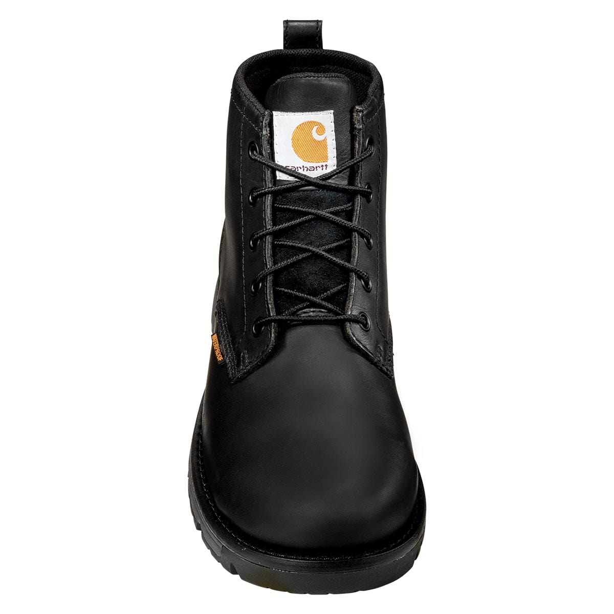 Black Carhartt Millbrook Waterproof 5-inch Steel Toe Wedge Boot-Black