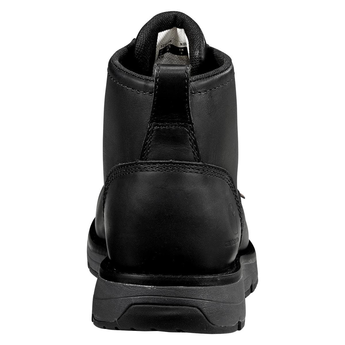 Black Carhartt Millbrook Waterproof 5-inch Steel Toe Wedge Boot-Black