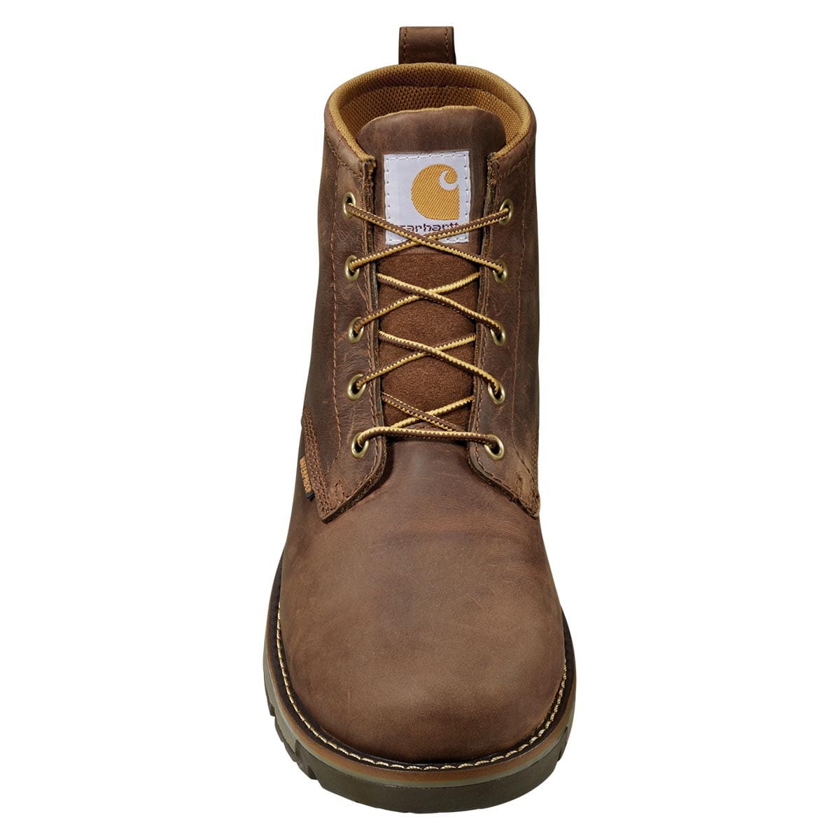 Brown Carhartt Millbrook Waterproof 5-inch Steel Toe Wedge Boot-Brown