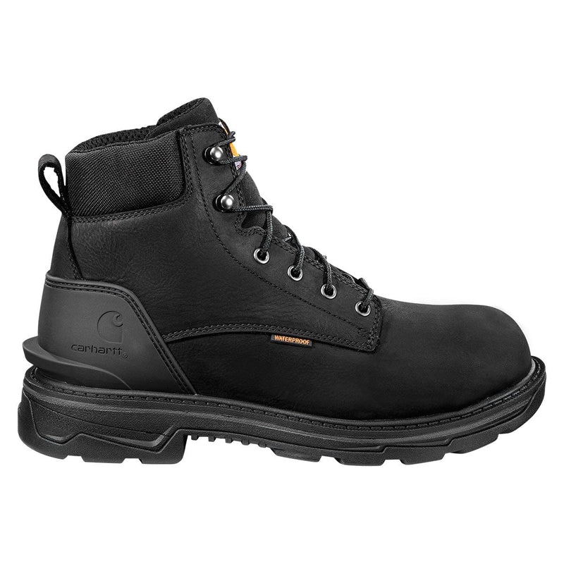 Carhartt Men's Ironwood Waterproof 6" Alloy Safety Toe Work Boots - Black