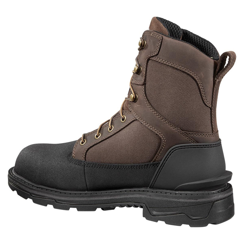 Carharrt Men's Ironwood Waterproof Insulated 8" Work Boots - Dark Brown/Black