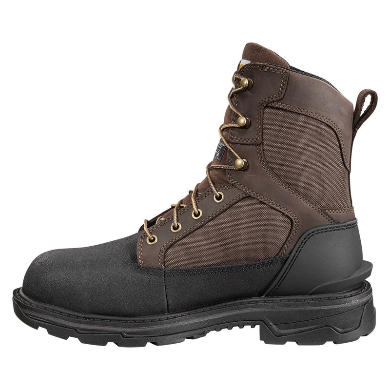Carharrt Men's Ironwood Waterproof Insulated 8" Work Boots - Dark Brown/Black