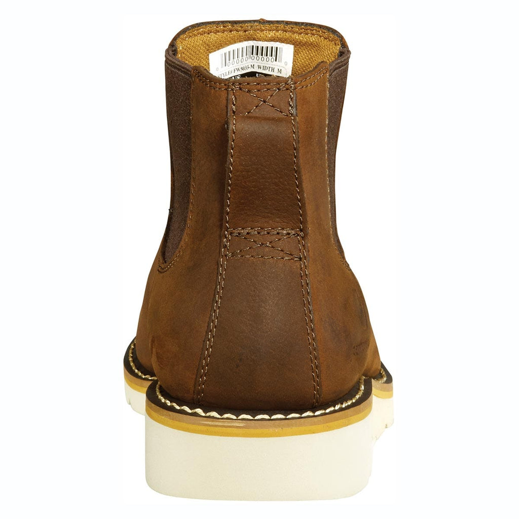 Brown Carhartt Women's Wedge 5" Chelsea Boots