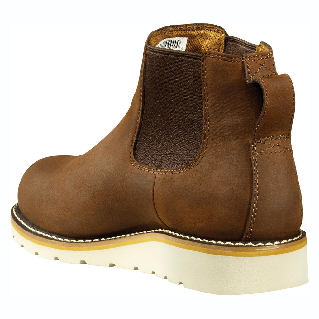 Brown Carhartt Women's Wedge 5" Chelsea Boots