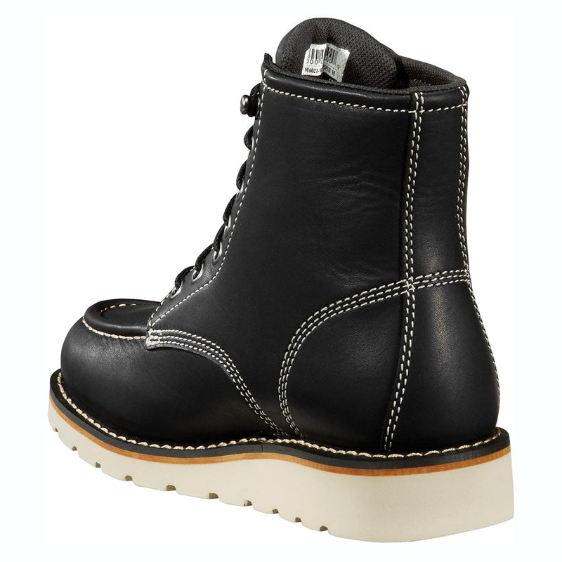 Carhartt Women's 6" Waterproof Soft Moc Toe Wedge Boots, Black