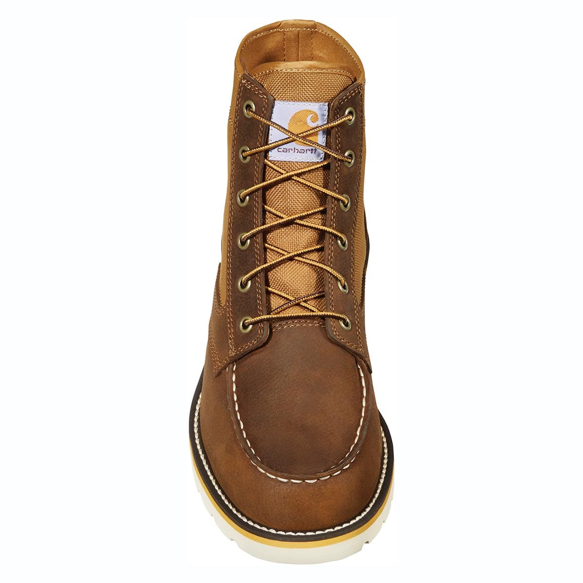 Brown Carhartt Men's Wedge 6" Moc Toe Non-Safety Toe Boot