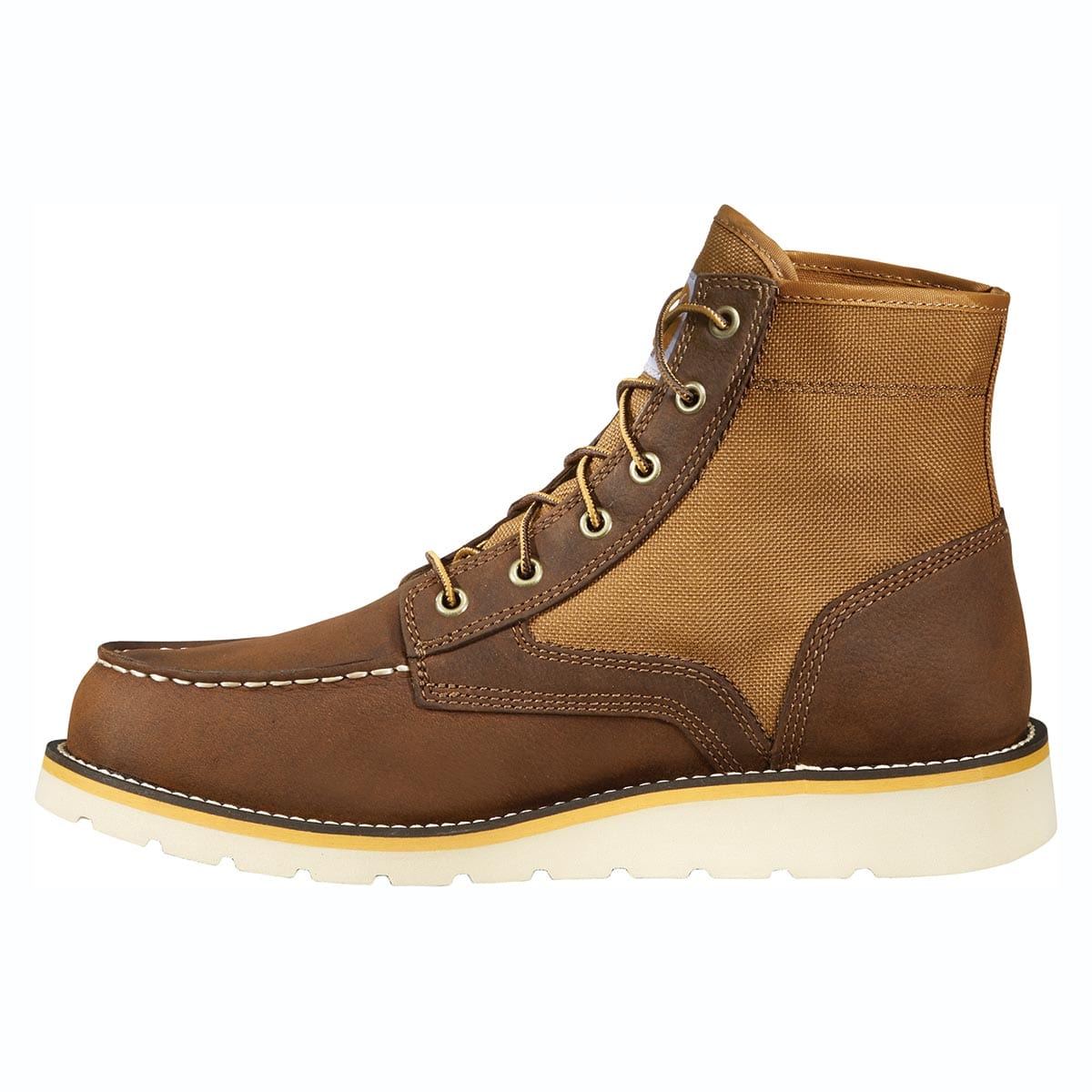 Brown Carhartt Men's Wedge 6" Moc Toe Non-Safety Toe Boot