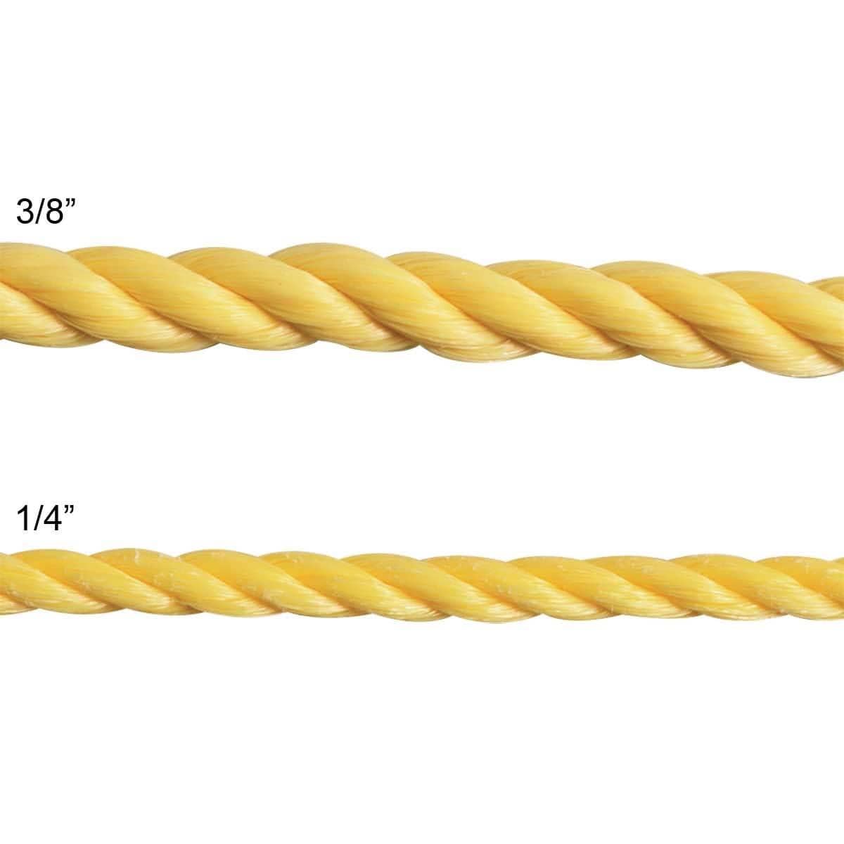 Bulk Twisted Polypropylene Rope, 1/4 by Gemplers
