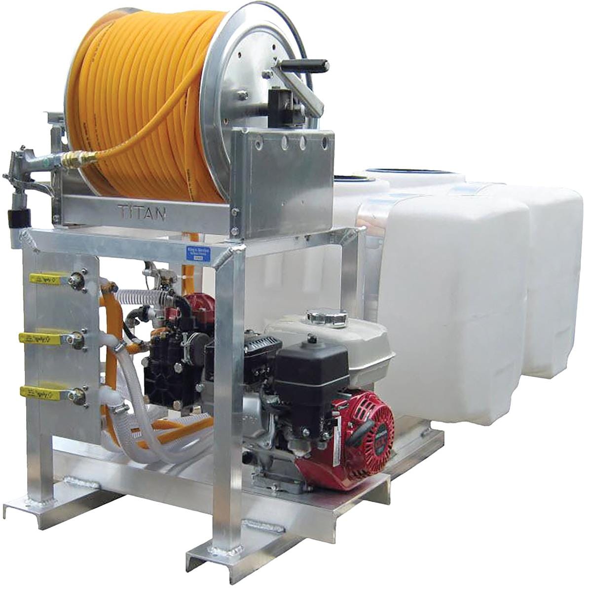 50 gallon herbicide sprayer Kings 50/50-Gallon Dual-Tank Skid Sprayer, 226590