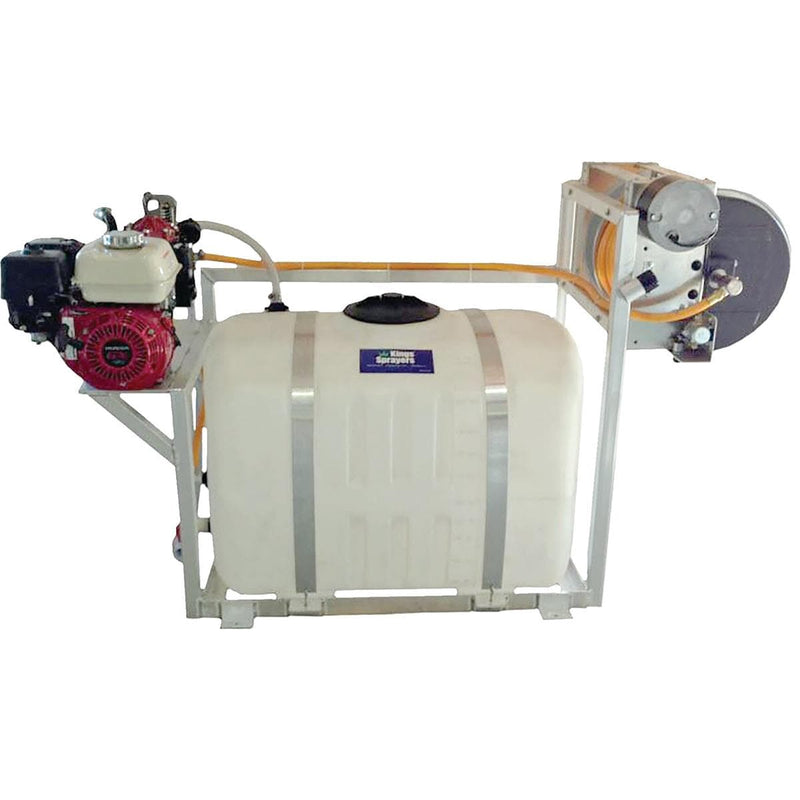 100-gal. SpaceMaker Skid Sprayer with Electric Hose Reel