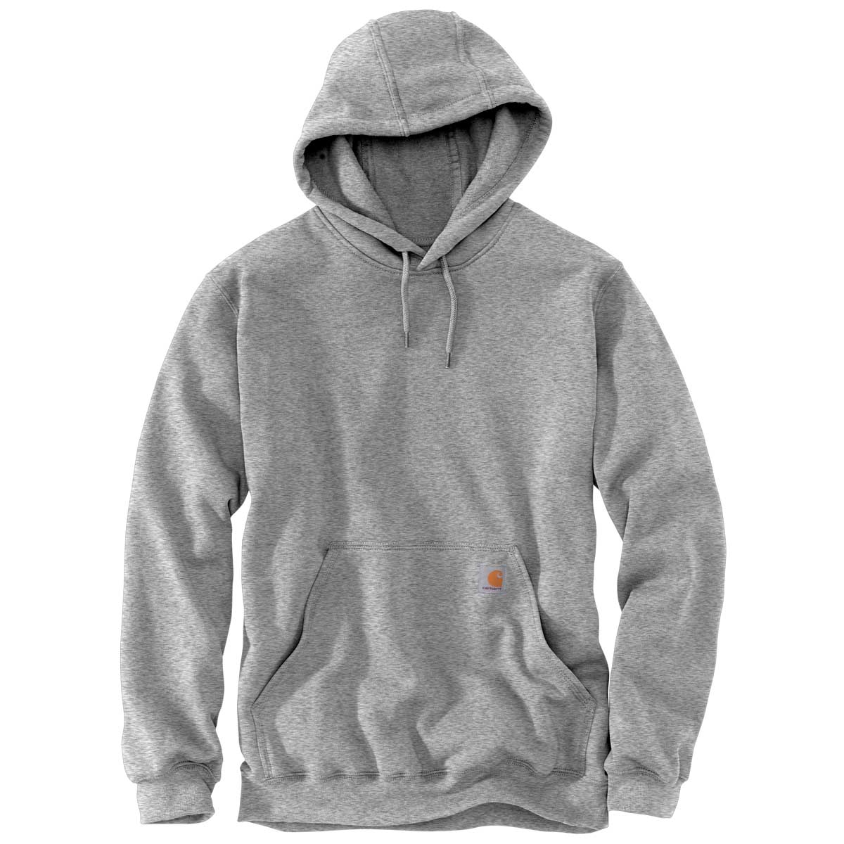 Heather Gray Carhartt K121 Hooded Pullover Sweatshirt