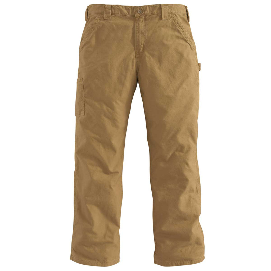 Dark Khaki Carhartt Loose Fit Canvas Utility Work Pant, Waist Sizes 40"-50"