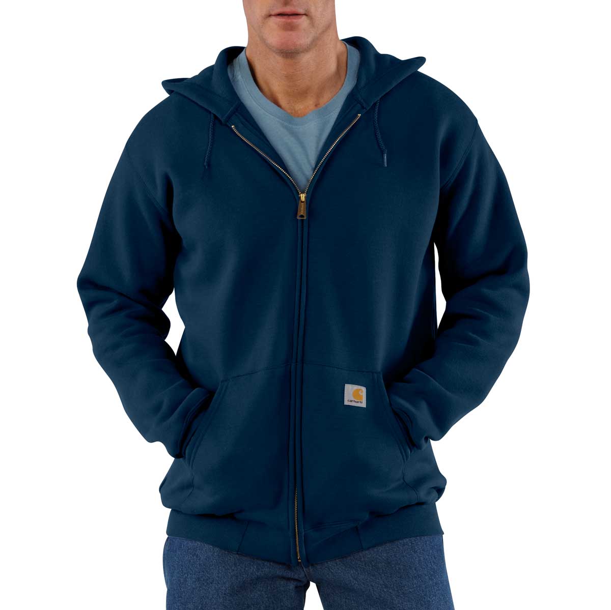 Carhartt K122 Zip-Front Hooded Sweatshirt