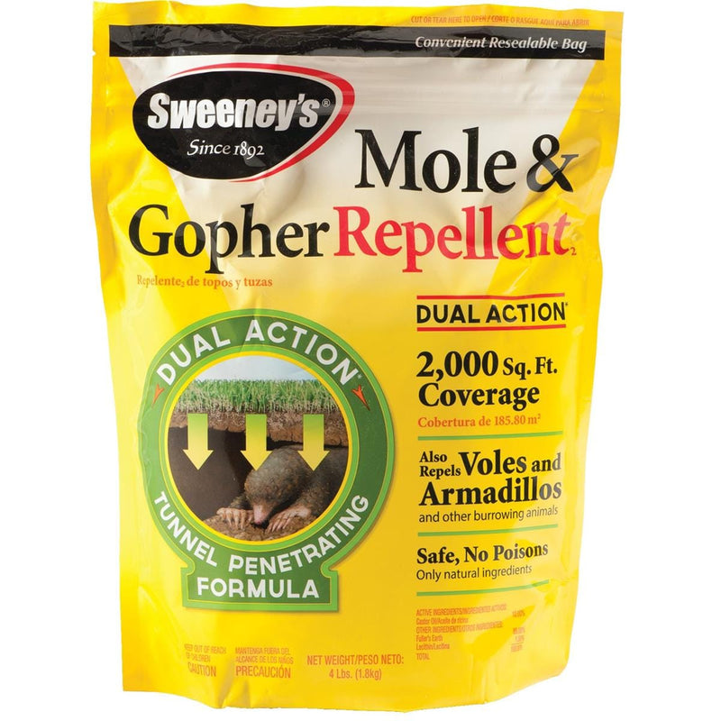 Mole and Gopher Repellent, 4-lb. Bag