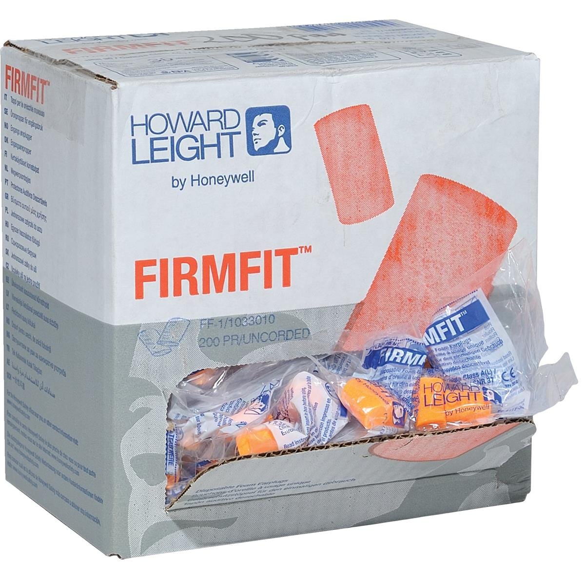 Honeywell Howard Leight FirmFit® Earplugs, 200 pairs