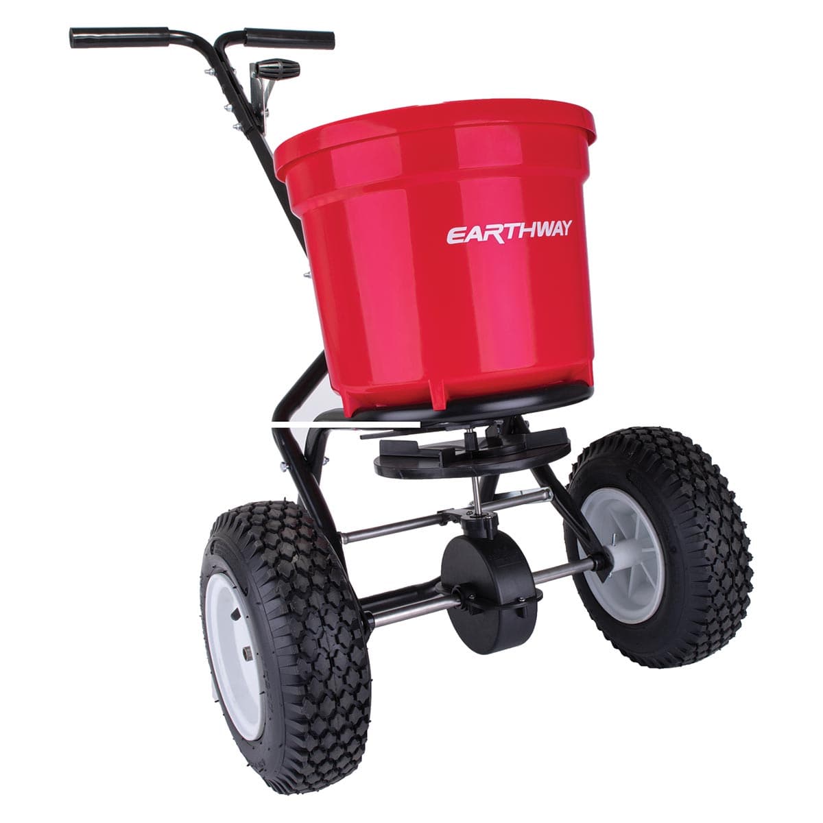 Front of the Earthway 2150 50 lb Commercial Broadcast Spreader