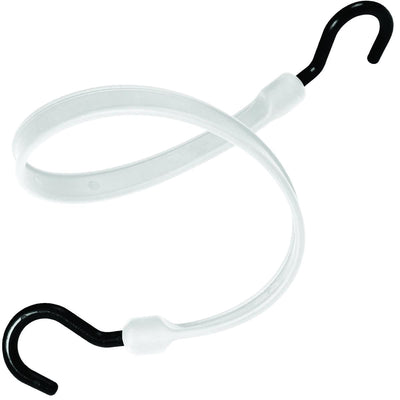 White The Better Bungee Poly Strap with Nylon Hooks