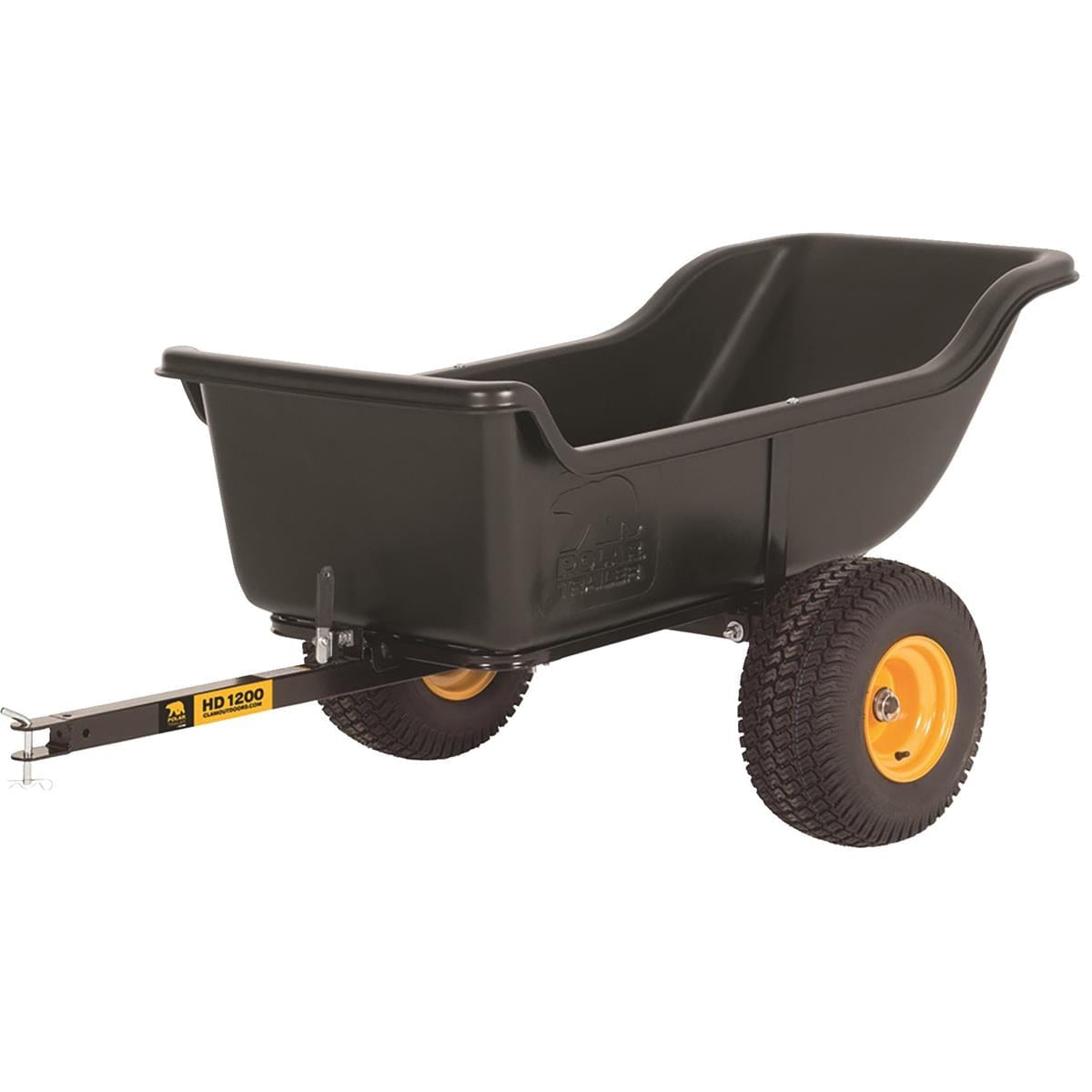 1,200-lb.-Capacity, Single-Axle Dump Trailer