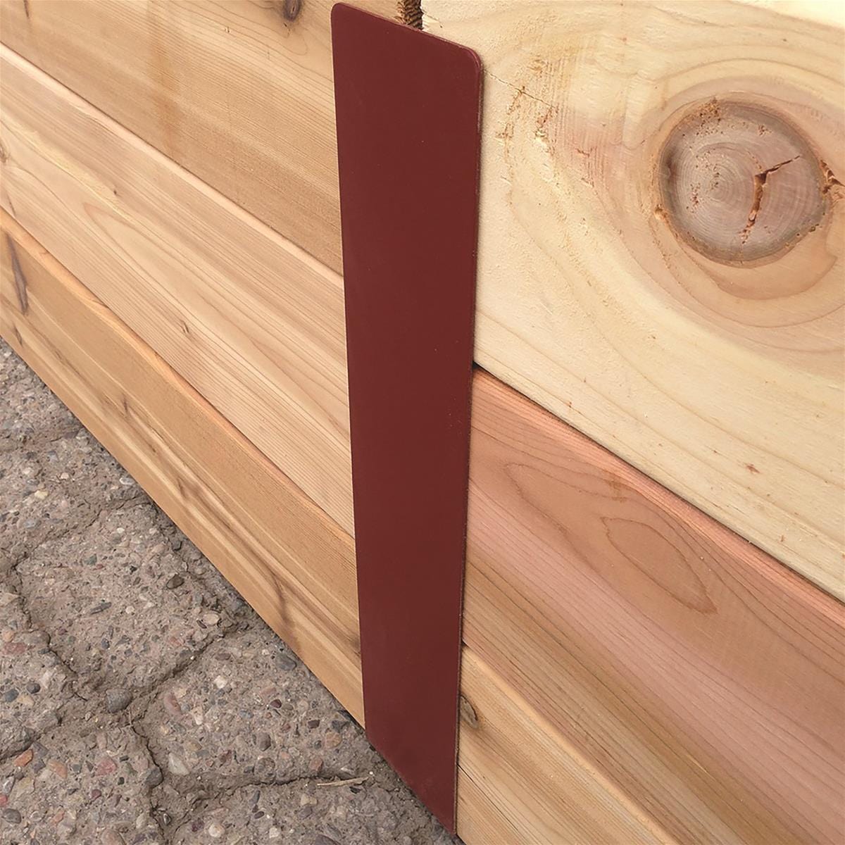 15"H Raised Bed Extension Bracket Kit in use