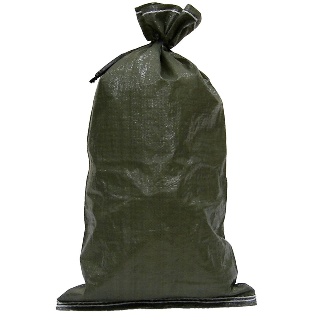 Green Large Poly Sand Bag, Pkg. 25