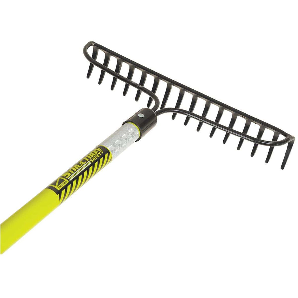 Structron 16"W Hi-Vis Bow Rake