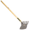 Gemplers Steel Rake Hoe with Wood Handle