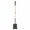 Gemplers Square Point Shovel with Extended Socket, Wood Handle