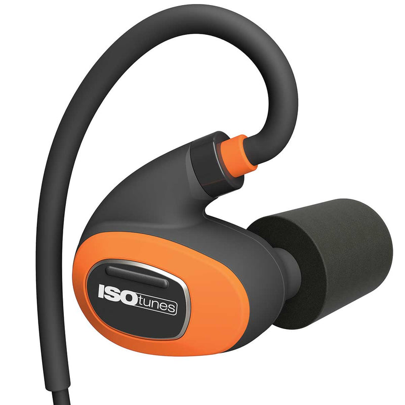 Safety Orange ISOtunes PRO 2.0 Noise-Isolating Hearing Protection Earbuds