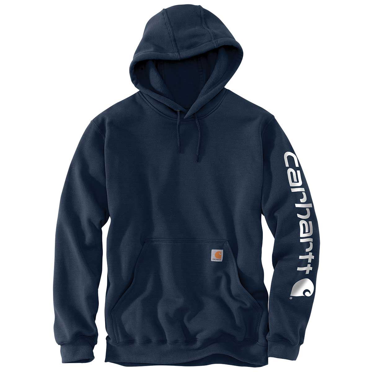 Carhartt sleeve 2025 logo hoodie