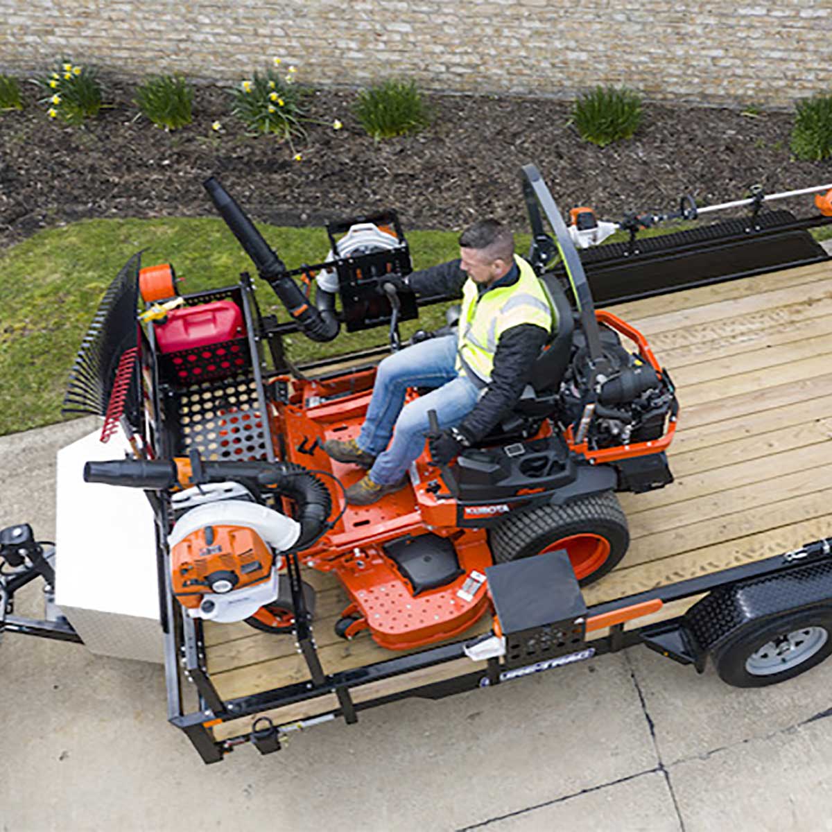 Buyers Products Multi-Purpose Storage Basket for Landscape Trailers